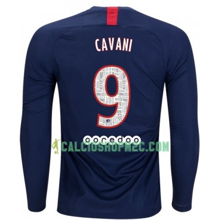 Paris Saint Germain CAVANI 9 Maglia Prima 2019/2020 Manica Lunga